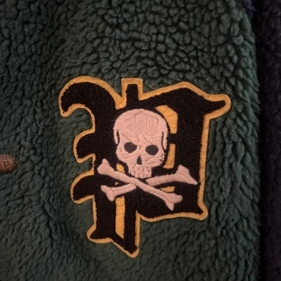 Ralph Lauren vintage bomber jacket // fleece